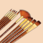 Keep Smiling Artist Brush Set | Mix | 10 Pcs